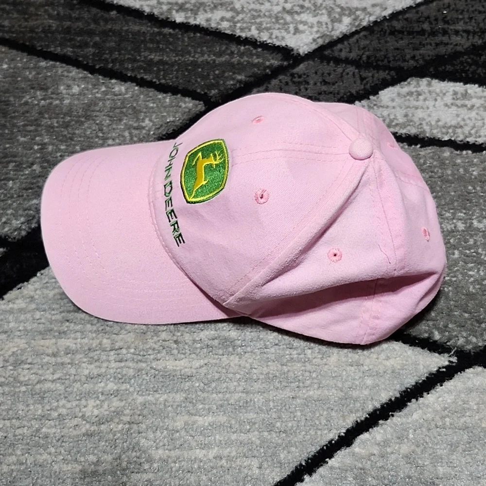 JOHN DEERE EMBROIDERED OWNERS EDITION PINK CAP HAT